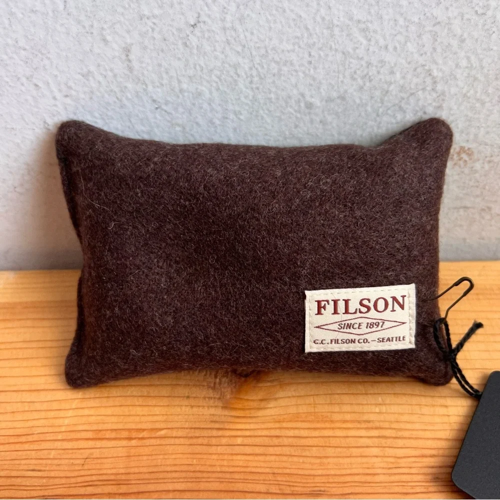 Filson Mackinaw Wool Balsam Fir Mini Pillow - Picture 6 of 6